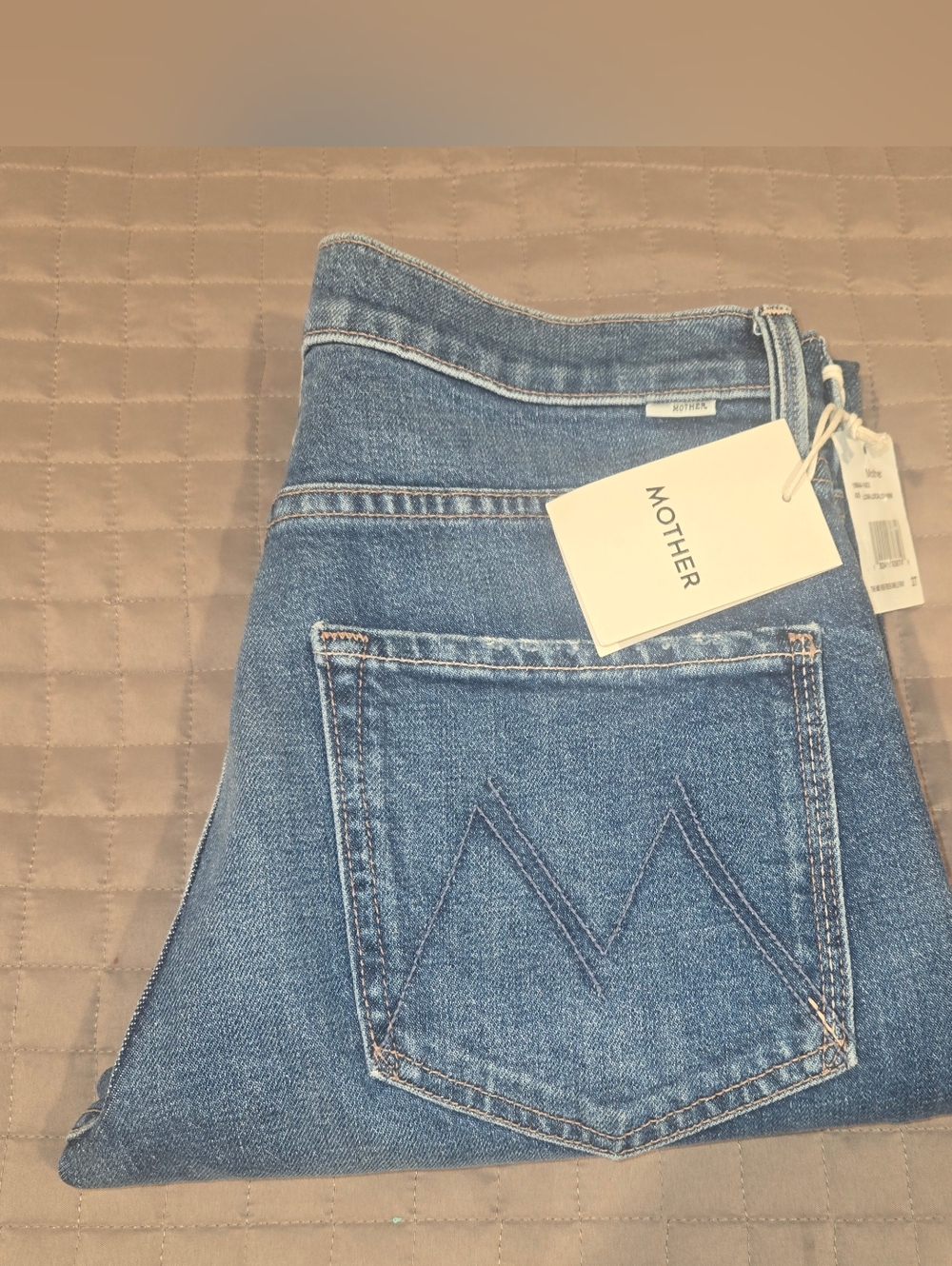 MOTHERMID RISE RIDER ANKLE FRAY - Picture 7 of 8